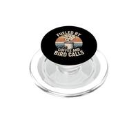 Fueled by Coffee and Bird Calls Humor observación Aves PopSockets PopGrip para MagSafe