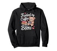 Fueled by Coffee and Books Sudadera con Capucha