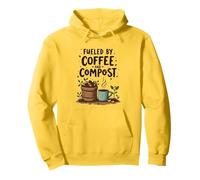 Fueled by Coffee and Compost Gardening Humor Sudadera con Capucha