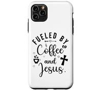 Fueled by Coffee and Jesus Mama Runs on Coffee and Jesus Mom Carcasa para iPhone 11 Pro MAX