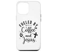 Fueled by Coffee and Jesus Mama Runs on Coffee and Jesus Mom Carcasa para iPhone 12 Pro MAX