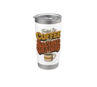 Fueled By Coffee And Second Graders Teacher Vaso térmico de acero inoxidable de doble pared