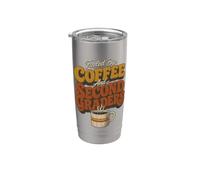 Fueled By Coffee And Second Graders Teacher Vaso térmico de acero inoxidable de doble pared
