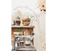 Fueled by Coffee and the False Hope of a Nap: Aesthetic Blank and Lined Journal for Coffee Lovers: Funny and Sarcastic Gift for Siblings, Coworkers, and More