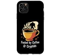 Fueled By Coffee & Cryptids Bigfoot Design Carcasa para iPhone 11 Pro Max