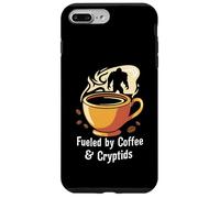 Fueled By Coffee & Cryptids Bigfoot Design Carcasa para iPhone 7 Plus/8 Plus