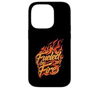 Fueled by Fire Design Intense Passion Flames Carcasa para iPhone 14 Pro