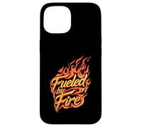 Fueled by Fire Design Intense Passion Flames Carcasa para iPhone 15
