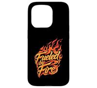 Fueled by Fire Design Intense Passion Flames Carcasa para iPhone 15 Pro
