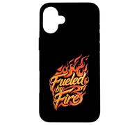 Fueled by Fire Design Intense Passion Flames Carcasa para iPhone 16 Plus