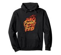Fueled by Fire Design Intense Passion Flames Sudadera con Capucha