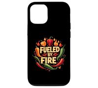 Fueled by Fire Hot Chili Pepper Spicy Food Lover Carcasa para iPhone 12/12 Pro