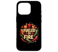 Fueled by Fire Hot Chili Pepper Spicy Food Lover Carcasa para iPhone 16 Pro