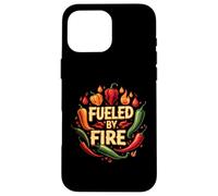 Fueled by Fire Hot Chili Pepper Spicy Food Lover Carcasa para iPhone 16 Pro MAX