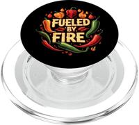 Fueled by Fire Hot Chili Pepper Spicy Food Lover PopSockets PopGrip para MagSafe