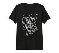 Fueled by Love and Fur Camiseta Premium