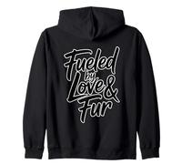 Fueled by Love and Fur Sudadera con Capucha
