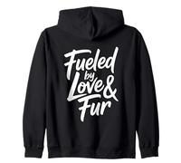 Fueled by Love and Fur Sudadera con Capucha