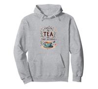 Fueled by Tea and Tiny Victories: Cozy Calm Life Sudadera con Capucha
