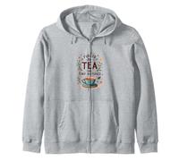 Fueled by Tea and Tiny Victories: Cozy Calm Life Sudadera con Capucha