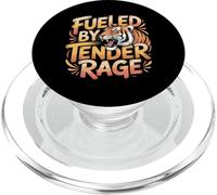 Fueled by Tender Rage Expresión de emoción sarcástica - PopSockets PopGrip para MagSafe