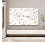 FUELIX 32-85 Pulgadas Cubierta Universal De TV, Cubierta De Televisión Tela Protector De Pantalla De TV A Prueba Funda para Televisor De Interior Protector De Pantalla LED/LCD C21,69-75in