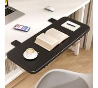 FUELIX Bandeja Extensora De Escritorio Soporte, Extensión Teclado Ergonómica, Estanteria Escritorio No Es Necesario Perforar Plegable para Hogar Tablero De Extensión De Escritorio B,50 * 20cm