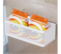 FUELIX Cesta De Almacenamiento Magnética para Refrigerador, Estantes Magnéticos para Lavadora, Organización De Cocina Y Almacenamiento, Estante De Almacenamiento De Toallas 35 * 10cm