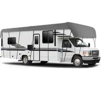 FUELIX Cubiertas para Autocaravanas Oxford 210D, Cubierta De Protección De Techo, Funda Protector Solar Impermeable Y Antinieve para Remolque, Camión De RV 6.5 * 3m