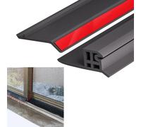 FUELIX Kit De Sellado Burlete Ventana Impermeable para Ventanas Protector De Lluvia Autoadhesivo para Ventanas Y Puertas Burlete Puerta Exterior Evita Filtraciones En Marco 2m(6.6ft)