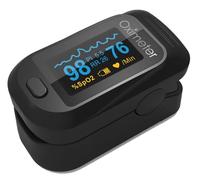 FUELIX Oxímetro De Pulso, Pulsioxímetro De Dedo Profesional, Saturado Pulsioximetro Saturimetro Comprobación del Nivel De Spo2, PI, Frecuencia Cardiaca con Pantalla OLED Medición Precisa A