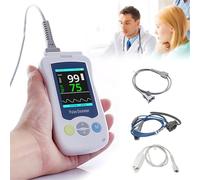 FUELIX Oximetro Dedo Profesional, Pulsioximetro De Dedo, Pantalla De 2.4 Pulgadas, Medidor De Oxigeno De Lectura Rapida Y Precisa, Apto para Adultos Y Niños, Hospital Familiar Adults