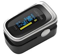 FUELIX Pulsioxímetro De Dedo, Medidor Oxigeno En Sangre Dedo Monitor De Saturación De Oxígeno para Adultos Y Niños, Saturimetro Comprobación del Nivel De Spo2, PI, Frecuencia Cardiaca B