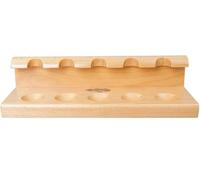 FUELIX Soporte De Madera para 5 Pipas De Tabaco, Hecho A Mano De Madera Maciza, Accesorios para Pipa De Fumar Regalos De Cumpleaños para Hombre C