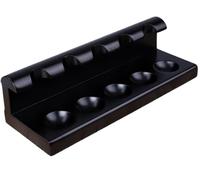 FUELIX Soporte De Madera para 5 Pipas De Tabaco, Hecho A Mano De Madera Maciza, Accesorios para Pipa De Fumar Regalos De Cumpleaños para Hombre A