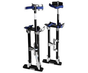 FUELIX Zancos De Aluminio, Zancos De Yeso, Zancos De Trabajo Ajustables Pesado, Zancos De Pintor 42-102Cm Puntales Extensibles Zancos para Paneles De Yeso para Pintura Decoración 46-76cm