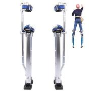 FUELIX Zancos De Trabajo, Zancos De Pintor, Puntales Extensibles Herramienta De Pintor De Pintura De Zancos De Yeso Ajustable De Aleación De Aluminio De 42-152Cm para Constructor Decorador 122-152cm