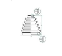 Fuelle, árbol de transmisión SPIDAN 190965 para SAAB 900 II 2 1994-1998