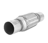Fuelle de Escape 52x260mm Instalación Soldada Tubo de Escape Flexi Fuelle Tubo Flexible de Junta Trenzada de Acero Inoxidable
