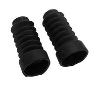 Fuelle De Horquilla Delantera, 2 Fuelle De Horquilla De Motocicleta, Cubierta De Polvo De Goma Antiagrietamiento Para Amortiguador De Motocicleta (Negro)
