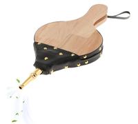 - Fuelle de madera interior para hoguera - estufa de leña, gran chimenea de leña, soplador de aire, boquilla de fundición, fuelle para camping al aire libre