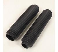 Fuelle de protección horquilla para moto, goma, negro, 38 mm, D: 50 mm, L, 350 mm, color negro