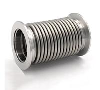 Fuelle de vacío KF, 304 Stainless Steel Vacuum Bellows Flexible Hose Fitting For Pump KF16-50 Multiple Sizes(KF25 100mm Hard)