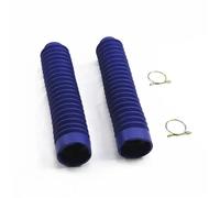 Fuelle Horquilla Motocicleta Funda de Goma Azul para Horquilla de 30 mm para Motocicleta, Cubierta Universal para sobrecubierta, para Moto de Cross Fundas de Horquillas para Motos