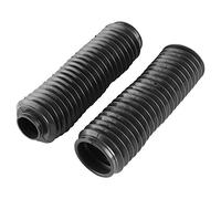 Fuelle Moto 35 Mm + Horquilla 1 Par Bota Delantera Cubierta 9 Pulgadas Amortiguador Bota Carcasa Goma Cubierta Antigolpes Cqr ATV Dirt Bike Color Negro Aut