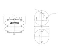 FEBI BILSTEIN 171760 Fuelle, suspensión neumática