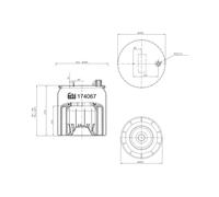 FEBI BILSTEIN 174067 Fuelle, suspensión neumática