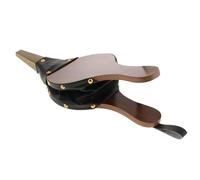 Fuelle para chimenea, fuelle resistente para estufa de leña con soplador de aire de cuero y boquilla de metal para un máximo flujo de aire, incluye correa para colgar para hoguera, barbacoa, estufa de