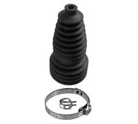 Fuelle protector de la cremallera de dirección Eje delantero, izquierda Caucho