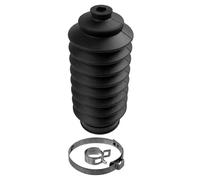 Fuelle protector de la cremallera de dirección Eje delantero, izquierda Caucho